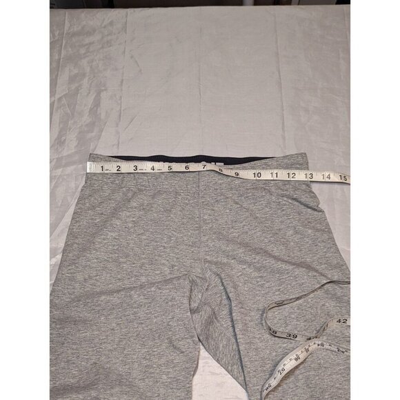 Nike Women's Grey Leggings Size Small "Just Do It" Big Logo Spellout On Leg - Picture 11 of 15